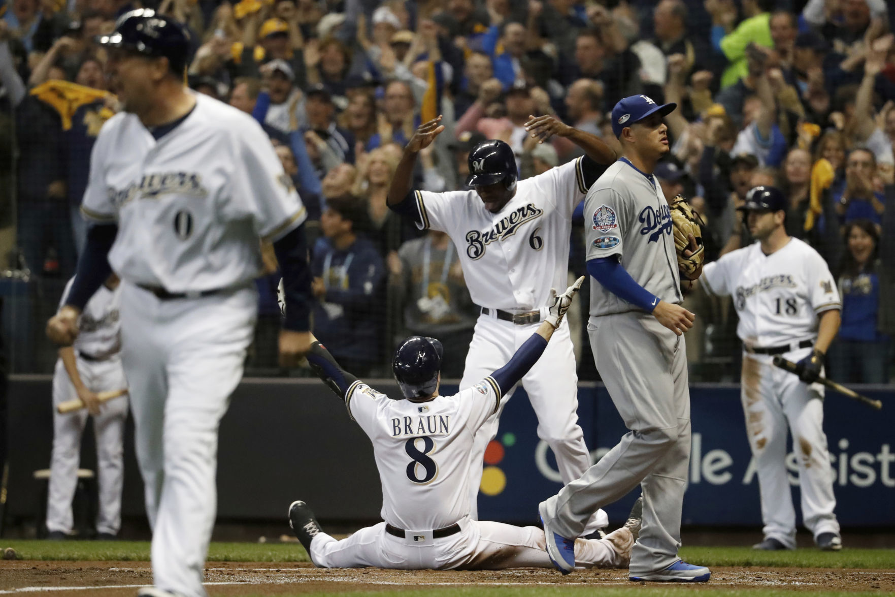 Brewers 7, Dodgers 2